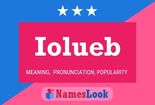 Iolueb Name Poster