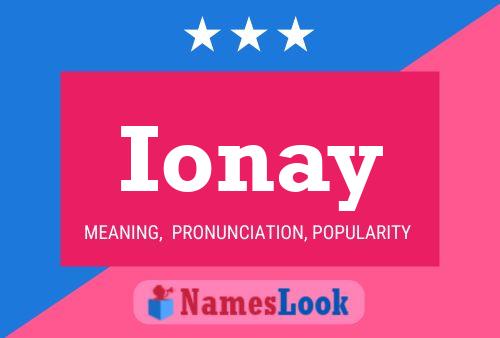 Ionay Name Poster