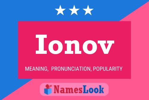 Ionov Name Poster