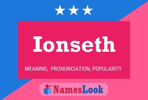 Ionseth Name Poster