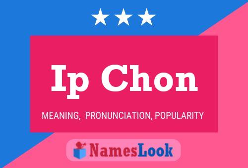 Ip Chon Name Poster