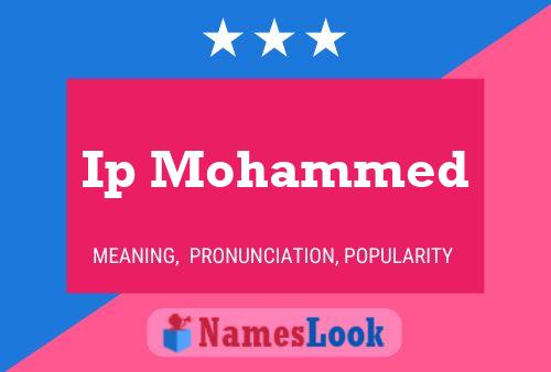 Ip Mohammed Name Poster