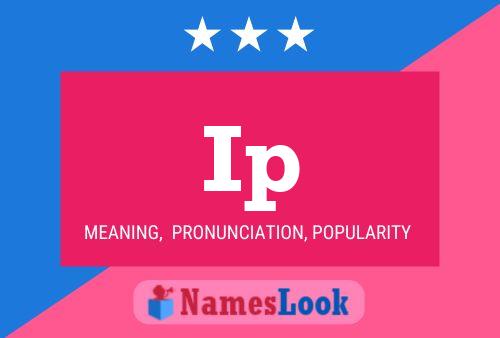 Ip Name Poster