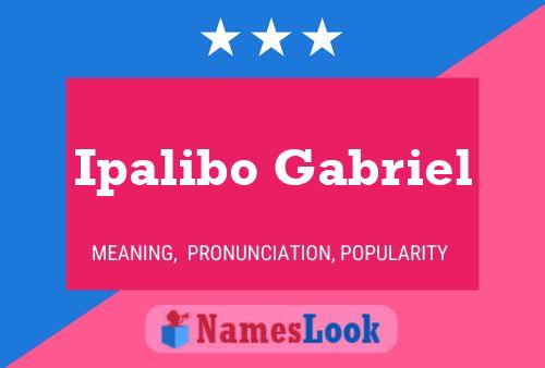 Ipalibo Gabriel Name Poster