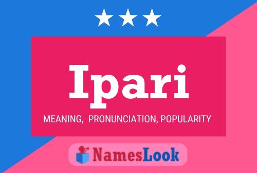 Ipari Name Poster