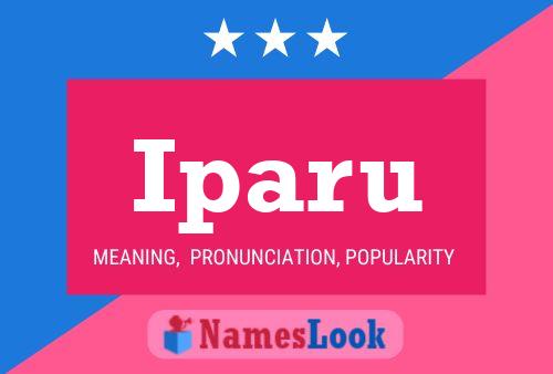 Iparu Name Poster