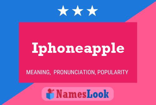 Iphoneapple Name Poster