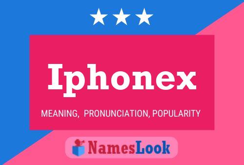 Iphonex Name Poster