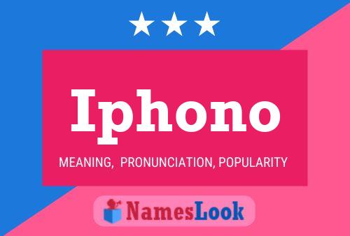 Iphono Name Poster