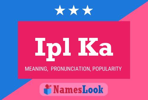 Ipl Ka Name Poster