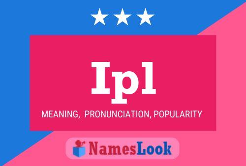 Ipl Name Poster