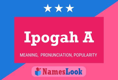 Ipogah A Name Poster