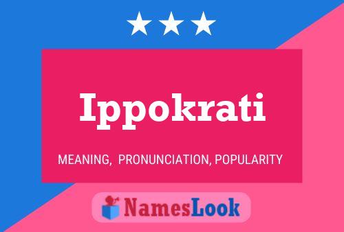 Ippokrati Name Poster