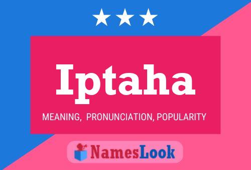 Iptaha Name Poster