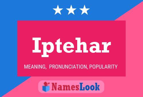 Iptehar Name Poster