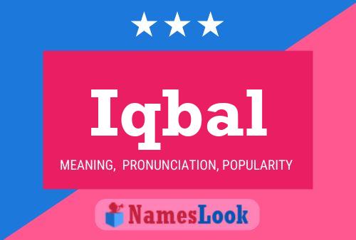 Iqbal Name Poster