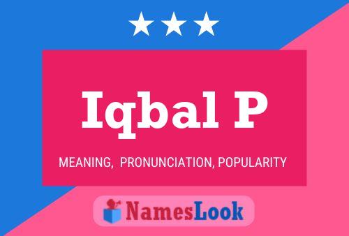 Iqbal P Name Poster