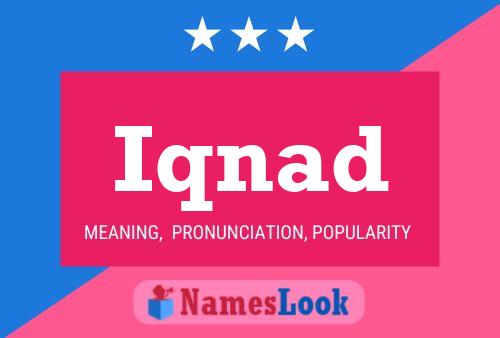 Iqnad Name Poster