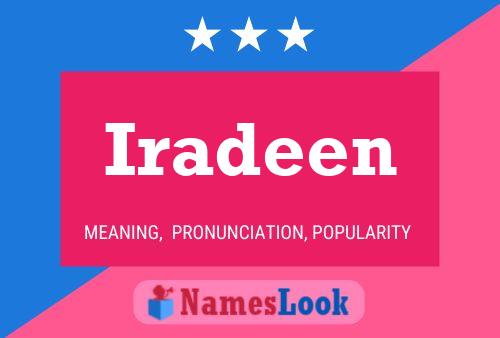 Iradeen Name Poster