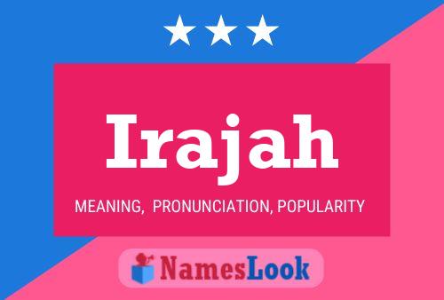 Irajah Name Poster