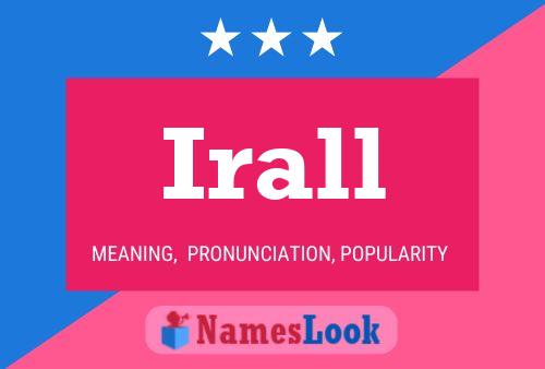 Irall Name Poster