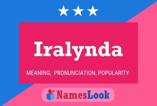 Iralynda Name Poster