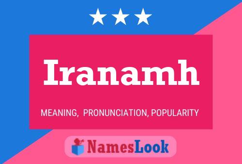 Iranamh Name Poster