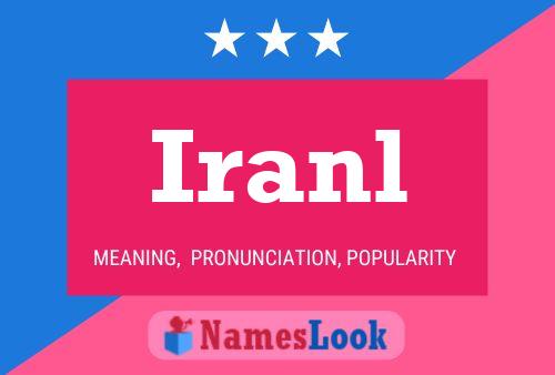 Iranl Name Poster