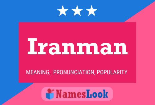 Iranman Name Poster