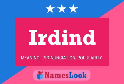 Irdind Name Poster