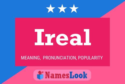 Ireal Name Poster