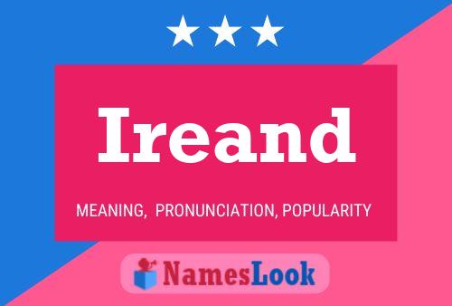 Ireand Name Poster