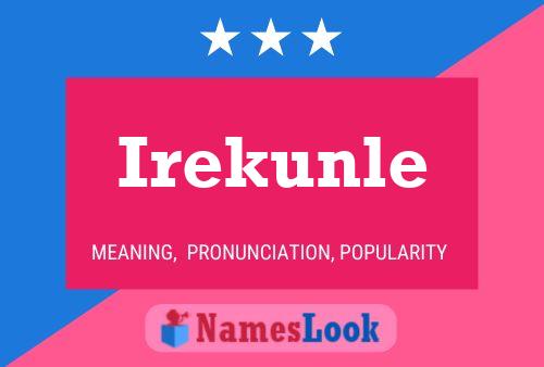 Irekunle Name Poster