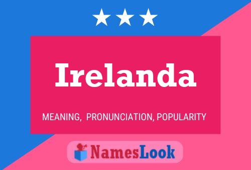 Irelanda Name Poster