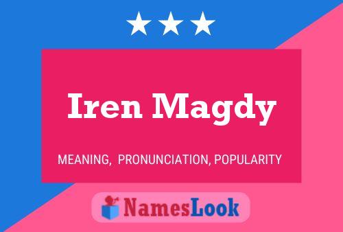 Iren Magdy Name Poster