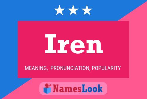 Iren Name Poster