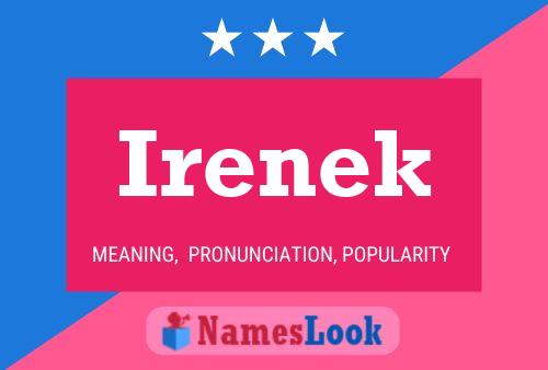 Irenek Name Poster