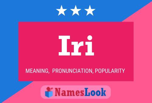 Iri Name Poster