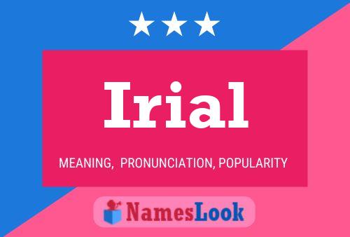 Irial Name Poster