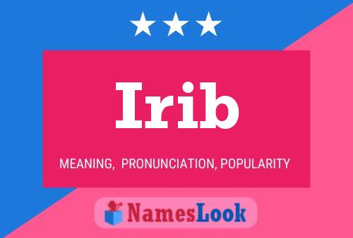 Irib Name Poster