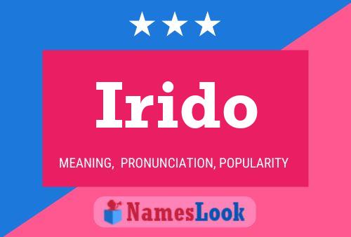 Irido Name Poster