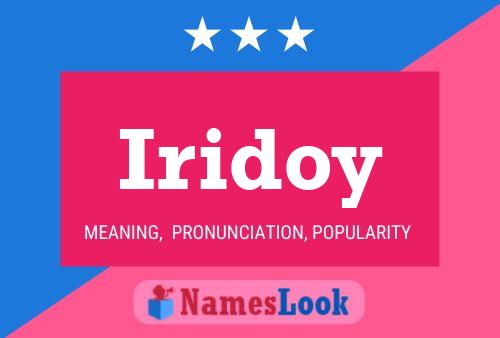 Iridoy Name Poster