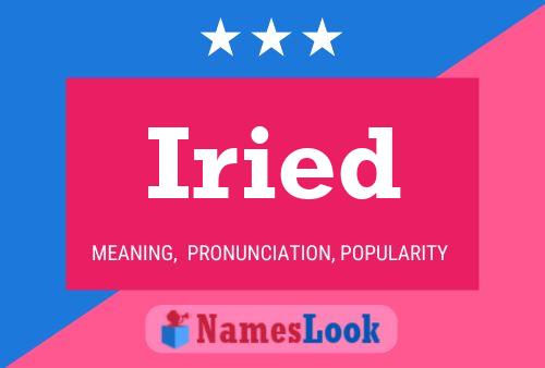 Iried Name Poster