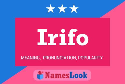 Irifo Name Poster