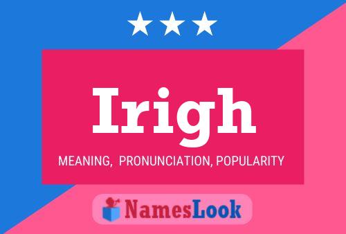 Irigh Name Poster