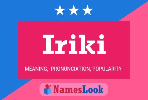 Iriki Name Poster