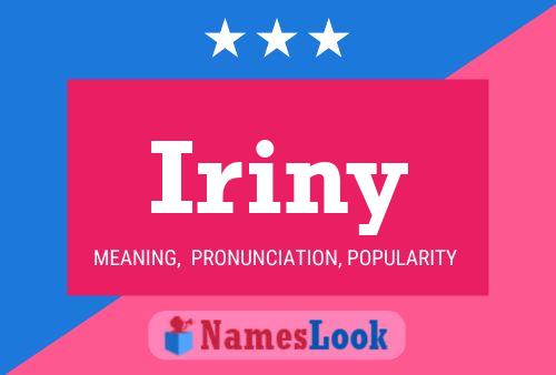 Iriny Name Poster