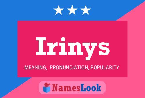 Irinys Name Poster