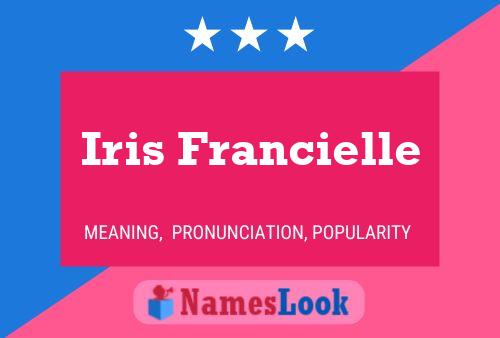 Iris Francielle Name Poster