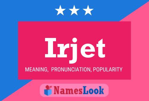 Irjet Name Poster